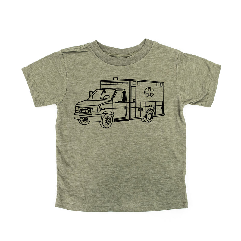 AMBULANCE - Minimalist Design - Short Sleeve Child Shirt