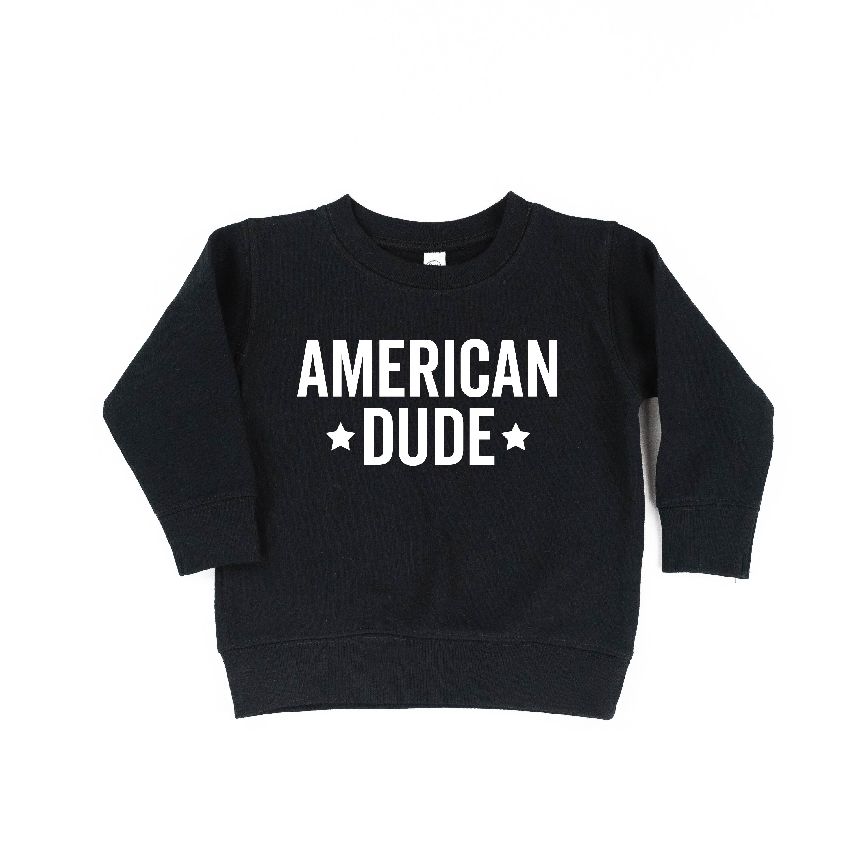 American Dude - Block - Child Sweater Little Mama Shirt Shop
