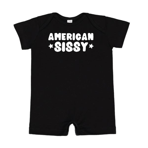 AMERICAN SISSY - Short Sleeve / Shorts - One Piece Baby Romper