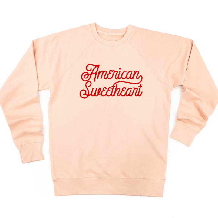 AMERICAN SWEETHEART - SCRIPT - Lightweight Pullover Sweater