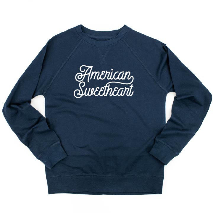 AMERICAN SWEETHEART - SCRIPT - Lightweight Pullover Sweater