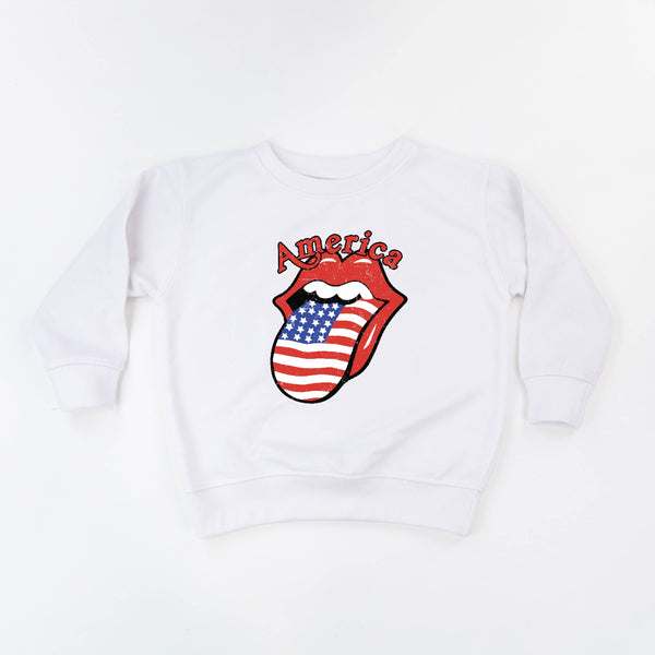 America - Tongue - Child Sweater