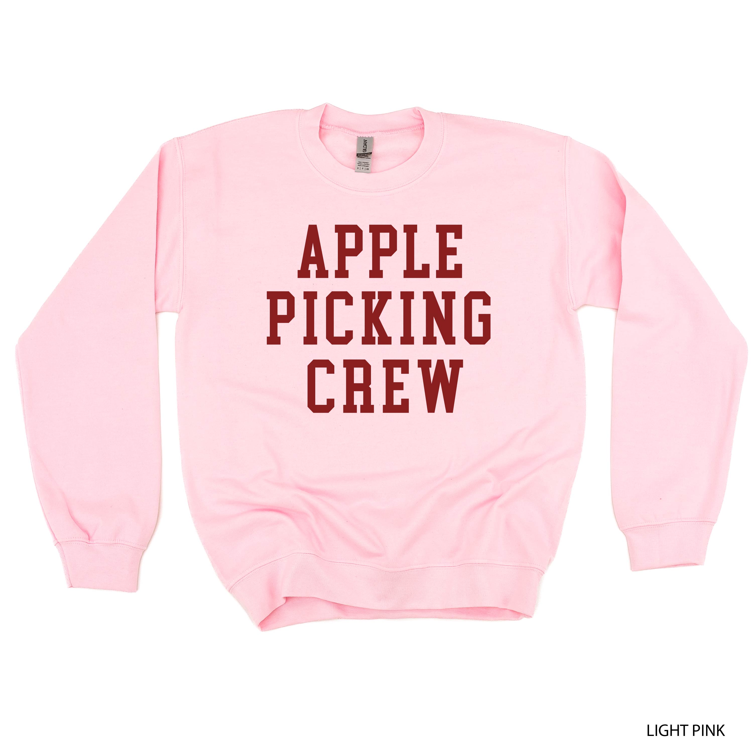 Apple Picking Crew - Basic Fleece Crewneck Little Mama Shirt Shop LLC