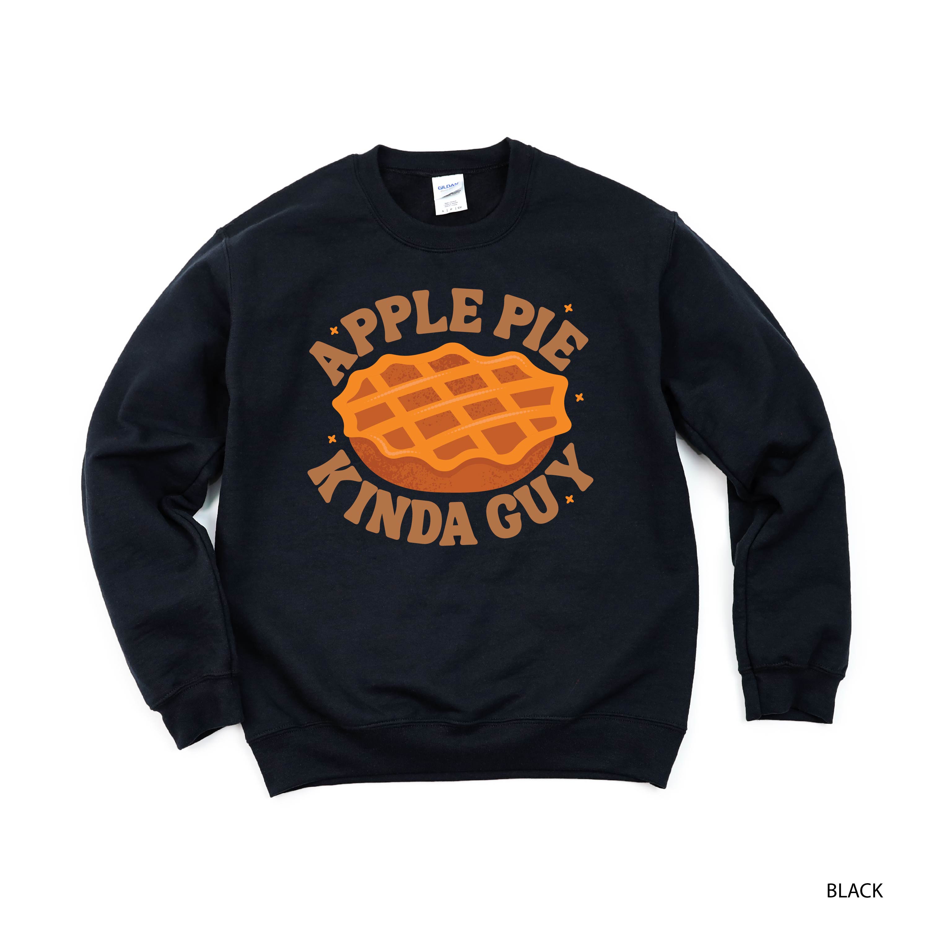 Apple Pie Kinda Guy - Basic Fleece Crewneck Little Mama Shirt Shop LLC