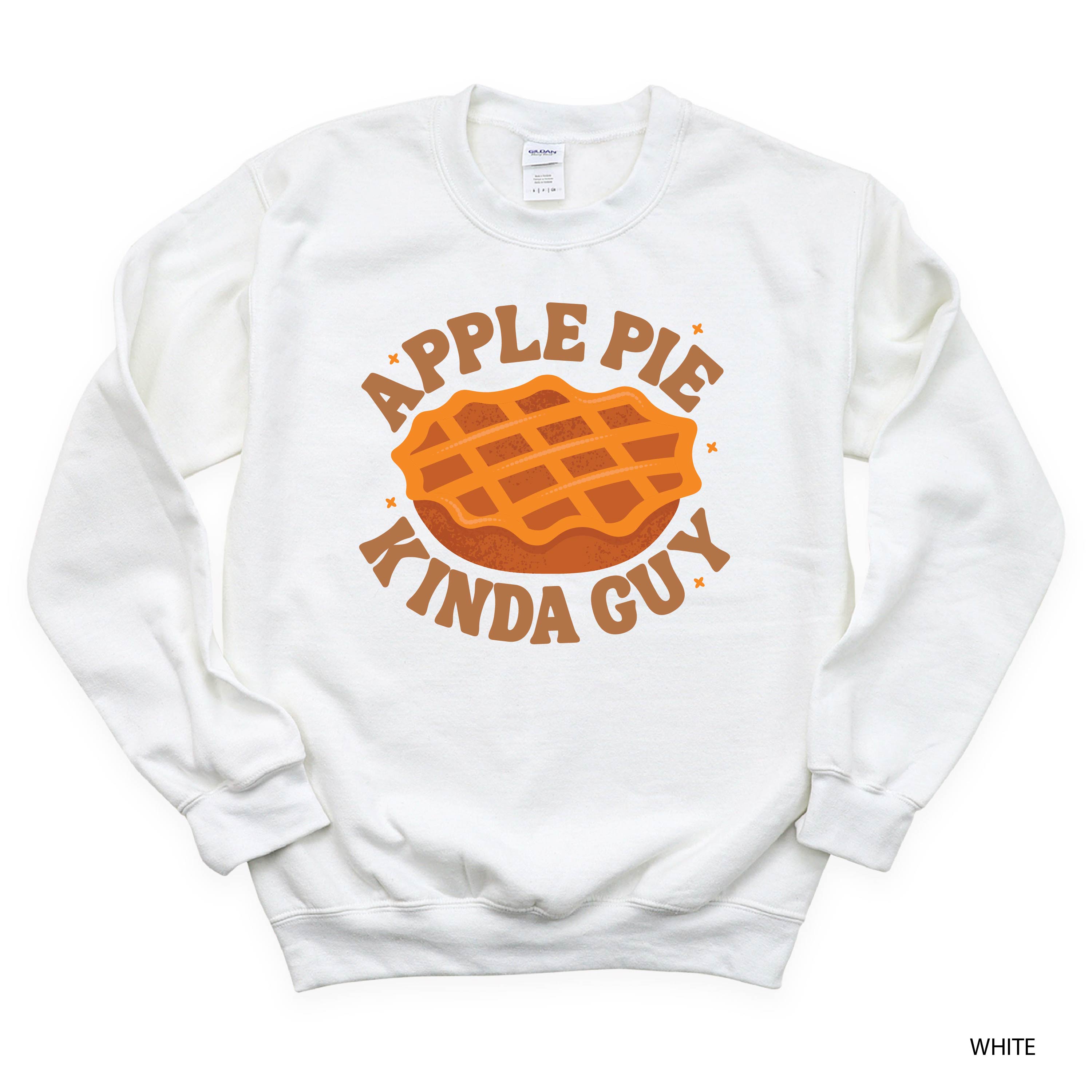 Apple Pie Kinda Guy - Basic Fleece Crewneck Little Mama Shirt Shop LLC