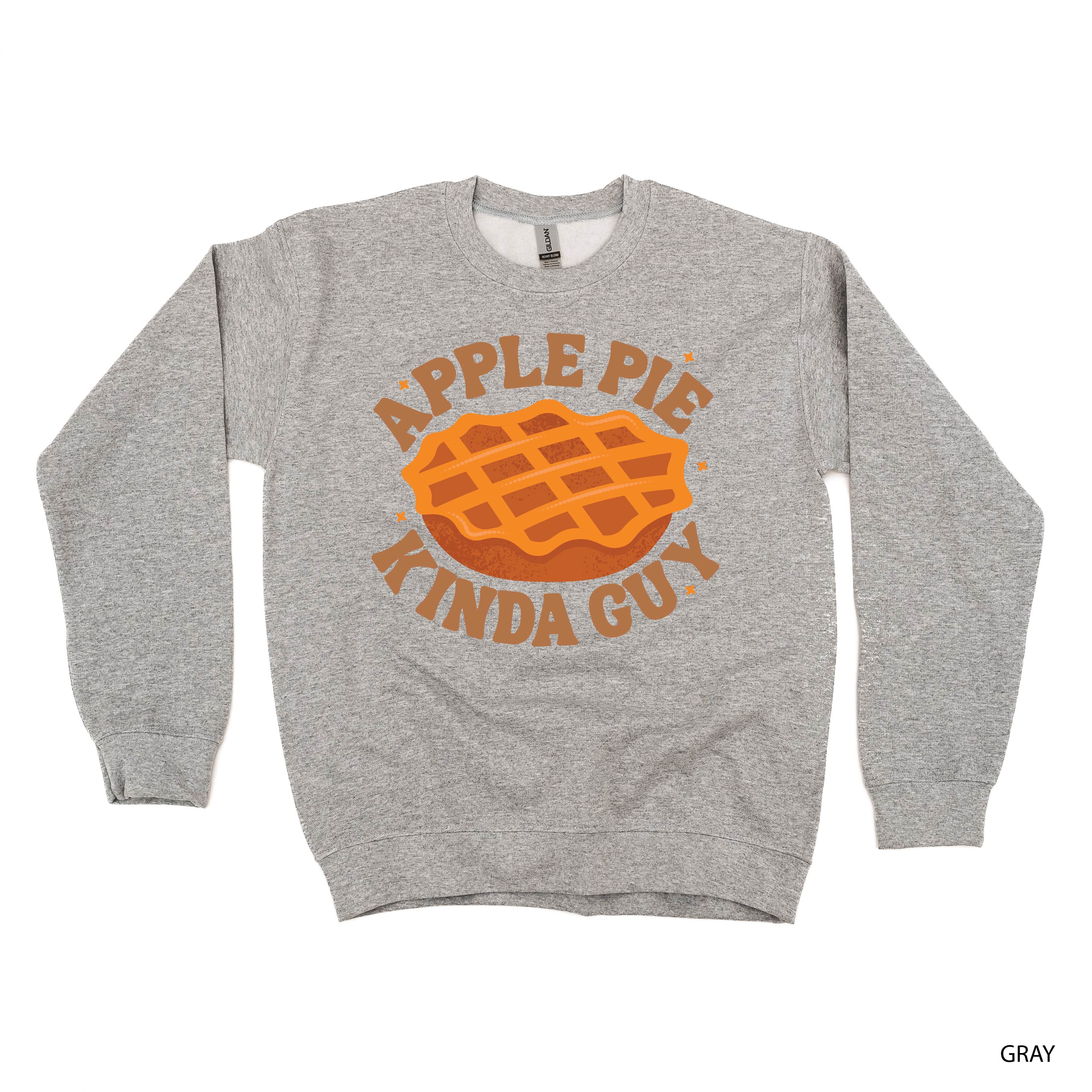 Apple Pie Kinda Guy - Basic Fleece Crewneck Little Mama Shirt Shop LLC
