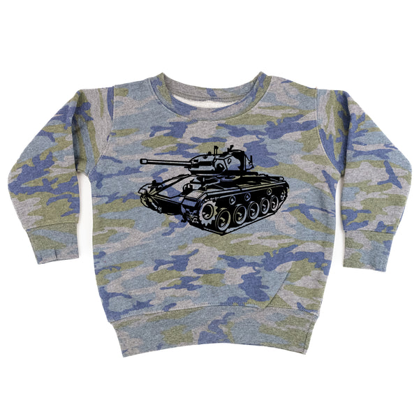ARMY TANK - Minimalist Design - Child Sweater