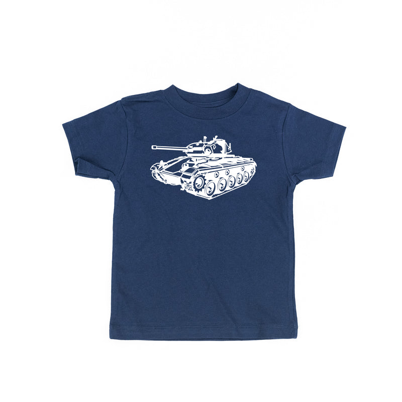 ARMY TANK - Minimalist Design - Short Sleeve Child Shirt