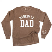 Baseball Dad (wd) - LONG SLEEVE Comfort Colors Tee Little Mama Shirt Shop