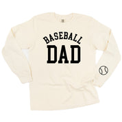 Baseball Dad (wd) - LONG SLEEVE Comfort Colors Tee Little Mama Shirt Shop
