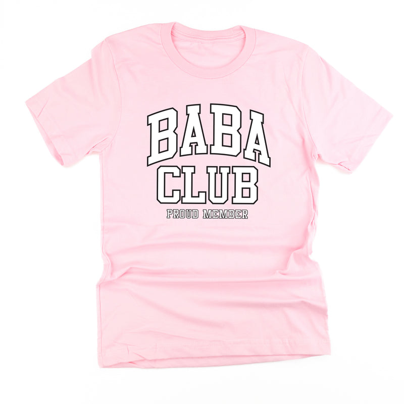 Varsity Style - BABA Club - Proud Member - Unisex Tee