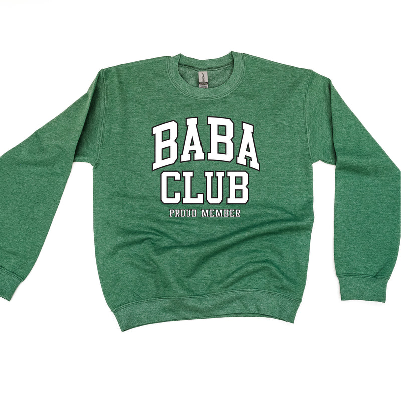 Varsity Style - BABA Club - Proud Member - BASIC FLEECE CREWNECK