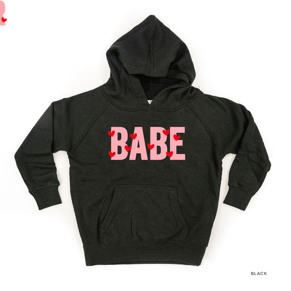 Babe - Mini Hearts - Child HOODIE