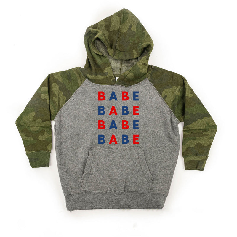 BABE - x4 RED+BLUE - Child Hoodie