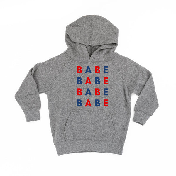 BABE - x4 RED+BLUE - Child Hoodie