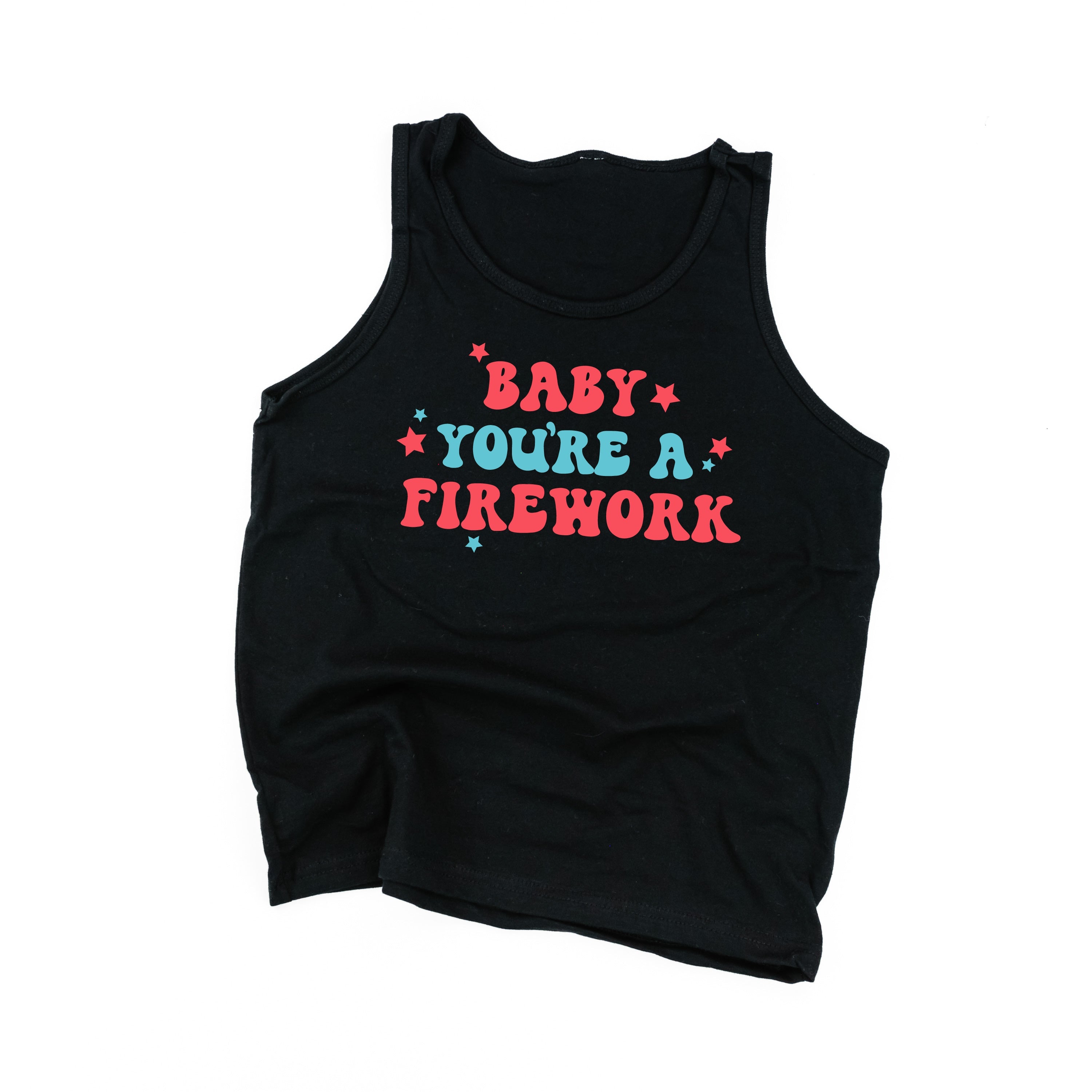 Baby You're A Firework - Child Jersey TANK Little Mama Shirt Shop