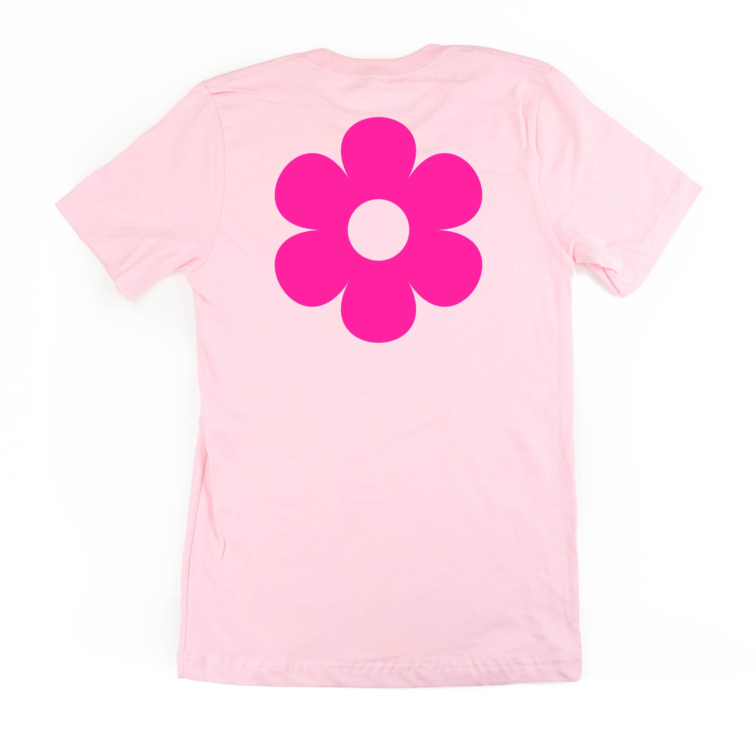 I'm Not a Regular Teacher I'm a Cool Teacher - Flower (f & b) - Unisex Tee Little Mama Shirt Shop