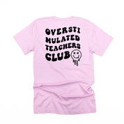 Overstimulated Teachers Club - Melty X Squiggle Smiley (pf & b) - Unisex Tee Little Mama Shirt Shop