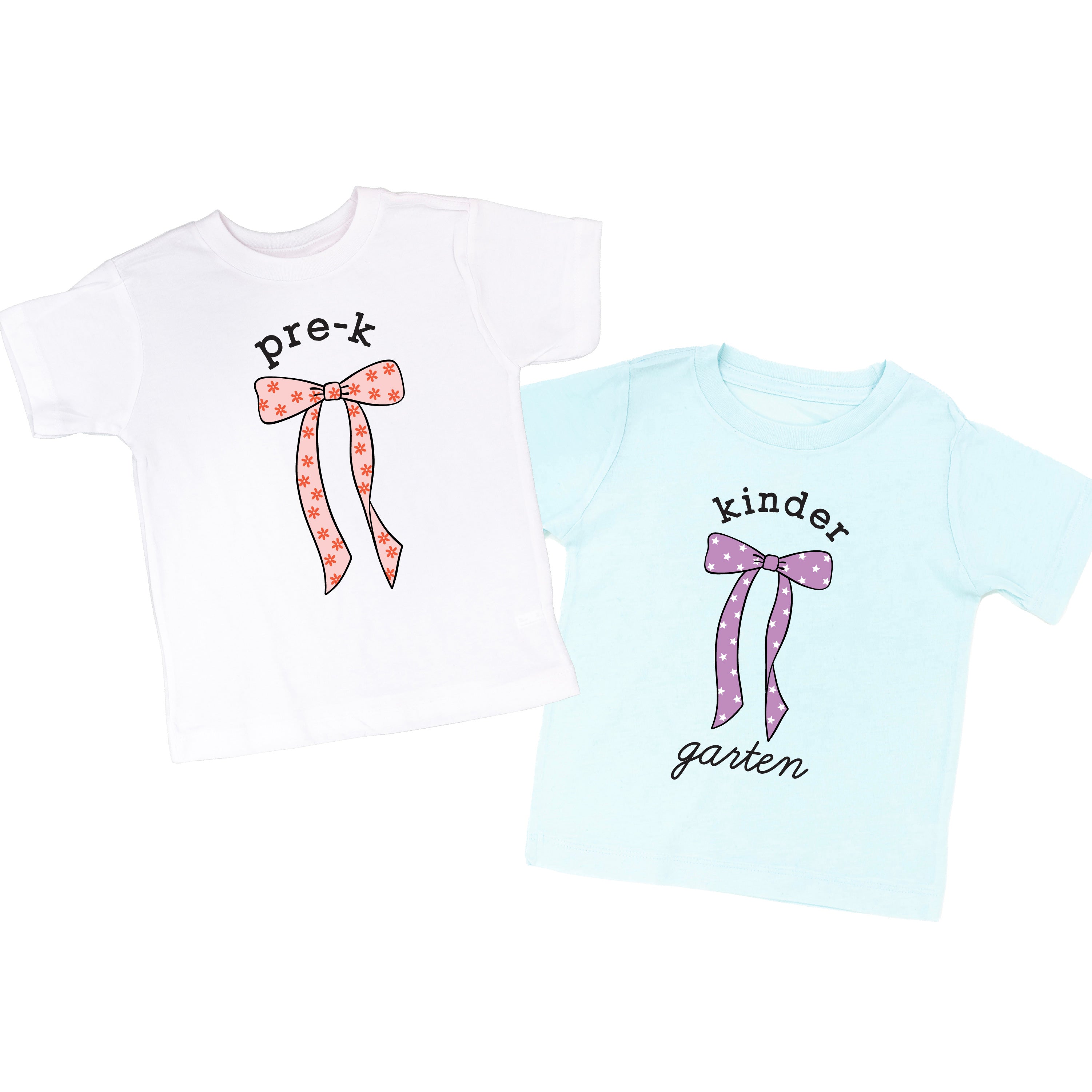 Back to School Bows - (Choose Your Grade) - Child Tee Little Mama Shirt Shop