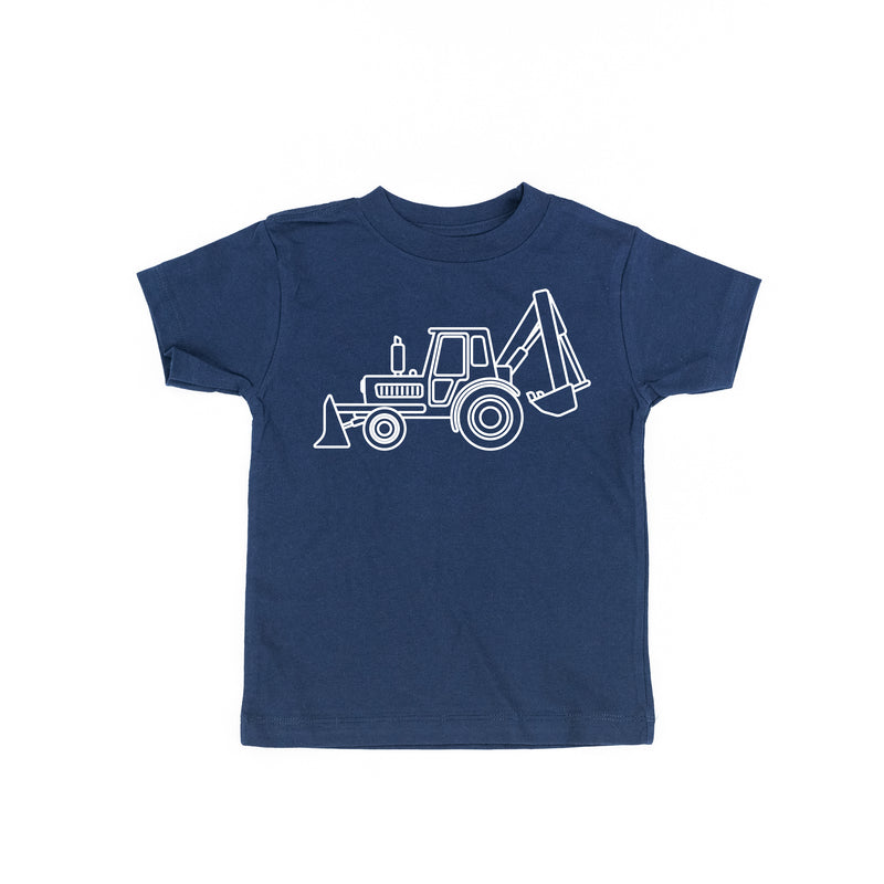 BACKHOE - Minimalist Design - Short Sleeve Child Shirt