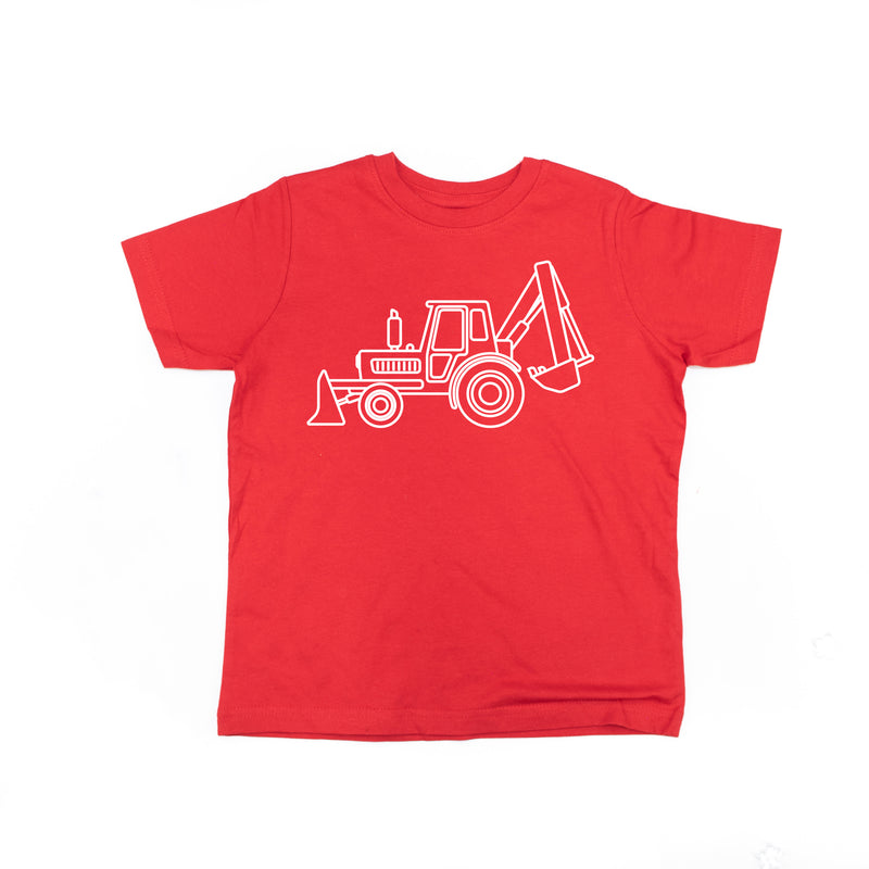 BACKHOE - Minimalist Design - Short Sleeve Child Shirt