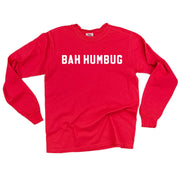 Bah Humbug - LONG SLEEVE Comfort Colors Tee Little Mama Shirt Shop