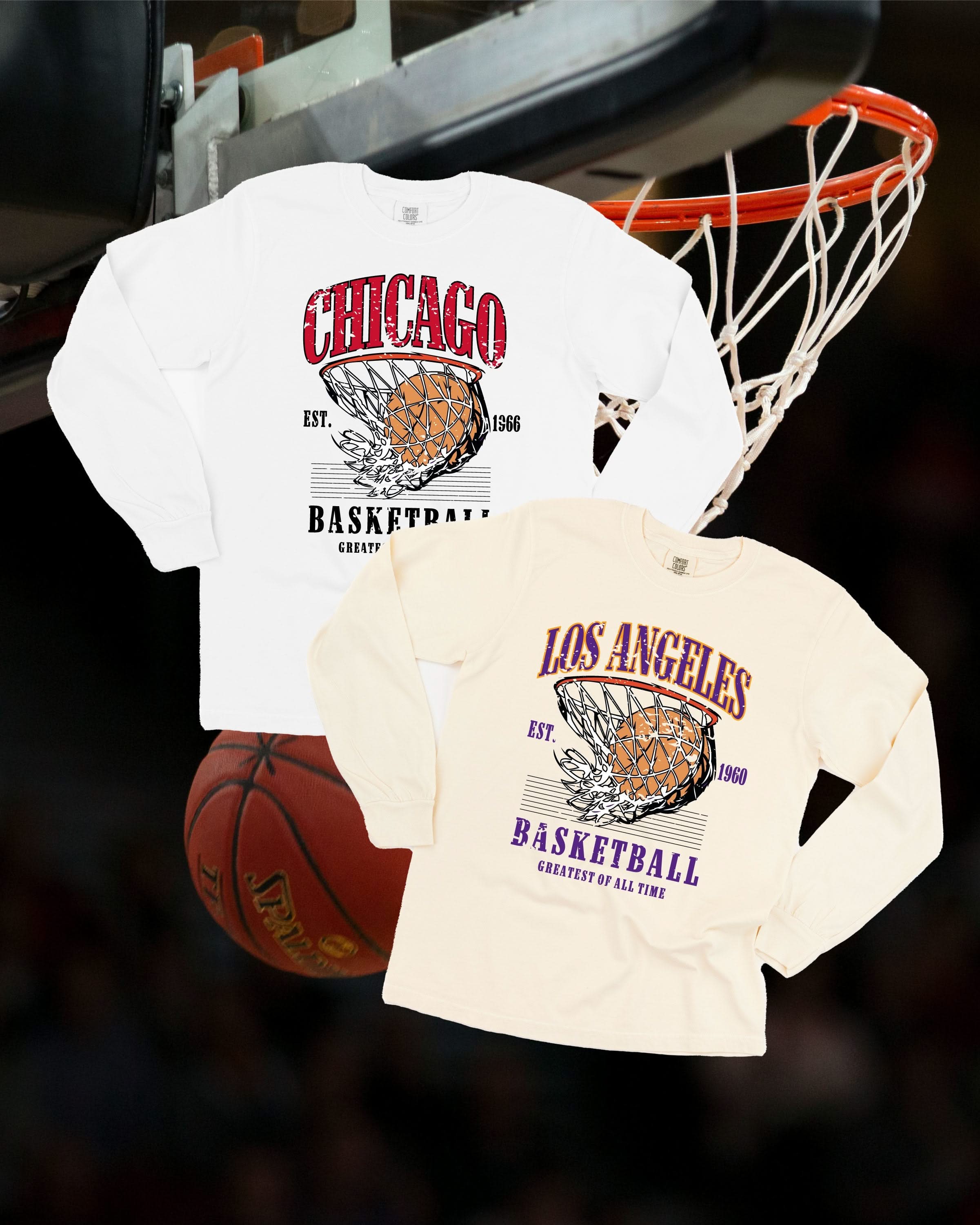 Baller Tees - Long Sleeve Comfort Colors Tee Little Mama Shirt Shop