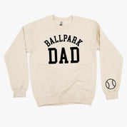 Ballpark Dad (wd) - BASIC Fleece Little Mama Shirt Shop LLC