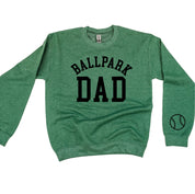 Ballpark Dad (wd) - BASIC Fleece Little Mama Shirt Shop LLC