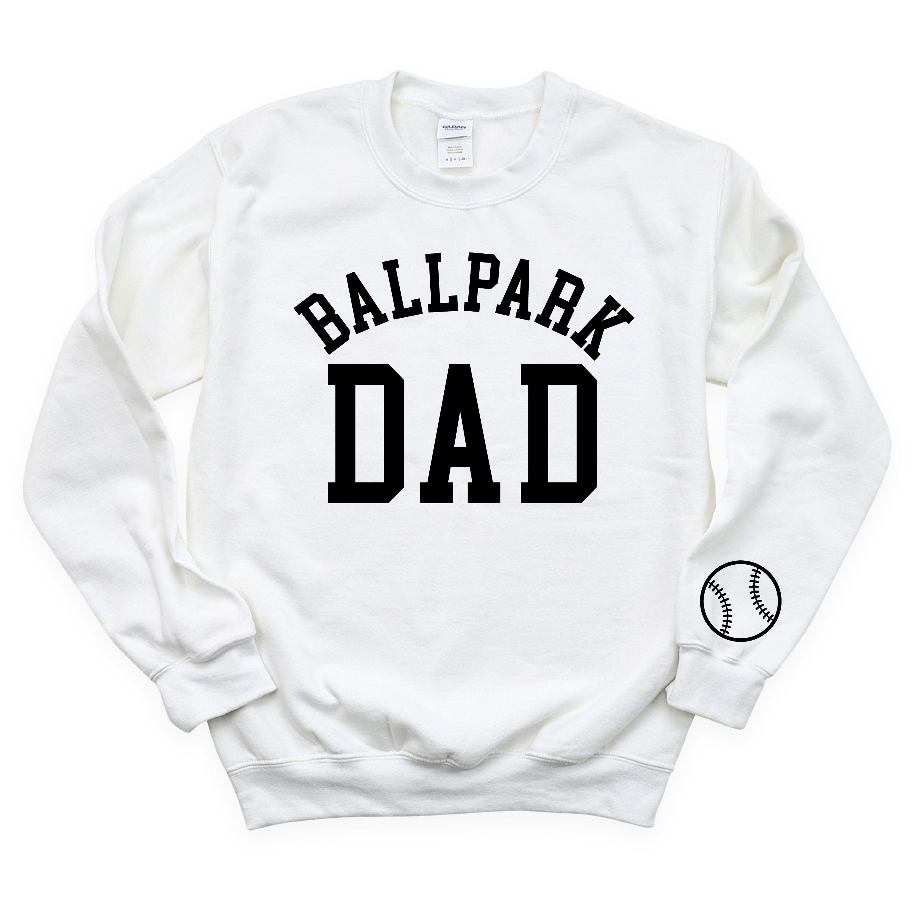 Ballpark Dad (wd) - BASIC Fleece Little Mama Shirt Shop LLC