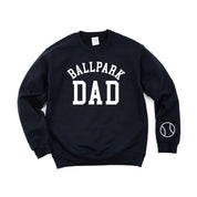 Ballpark Dad (wd) - BASIC Fleece Little Mama Shirt Shop LLC