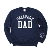 Ballpark Dad (wd) - BASIC Fleece Little Mama Shirt Shop LLC