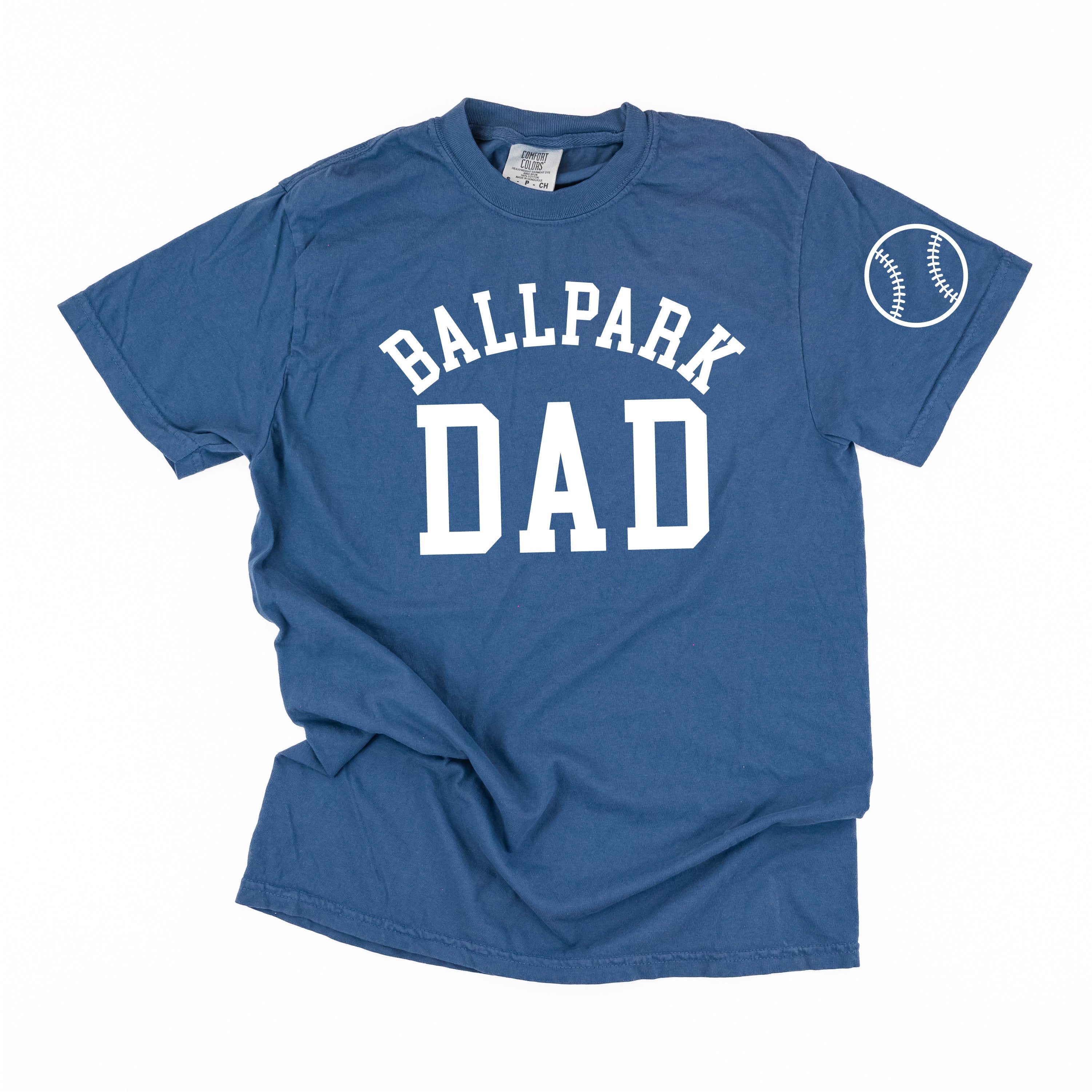 Ballpark Dad (sd) - Comfort Colors Tee Little Mama Shirt Shop