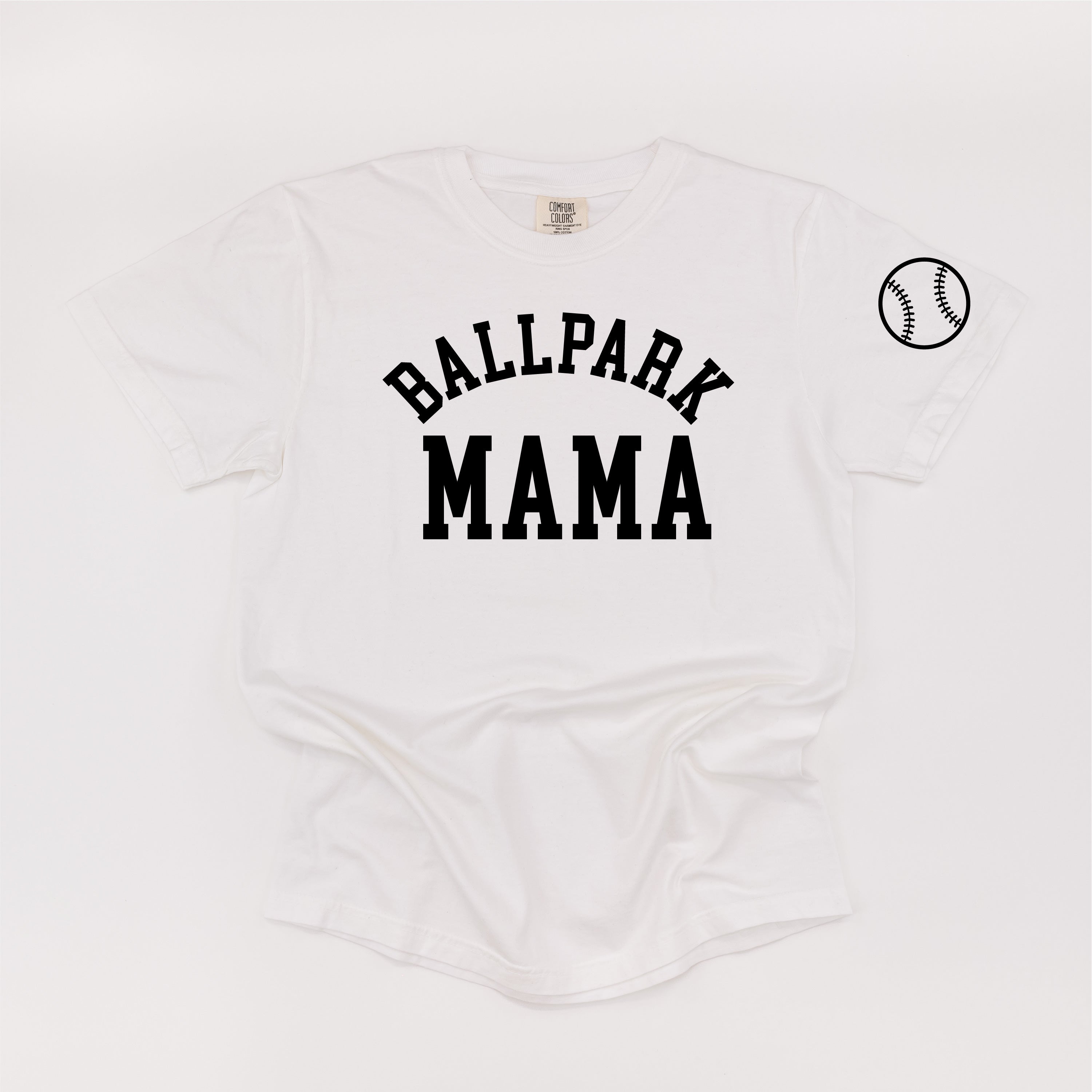 Ballpark Mama (sd) - Comfort Colors Tee Little Mama Shirt Shop