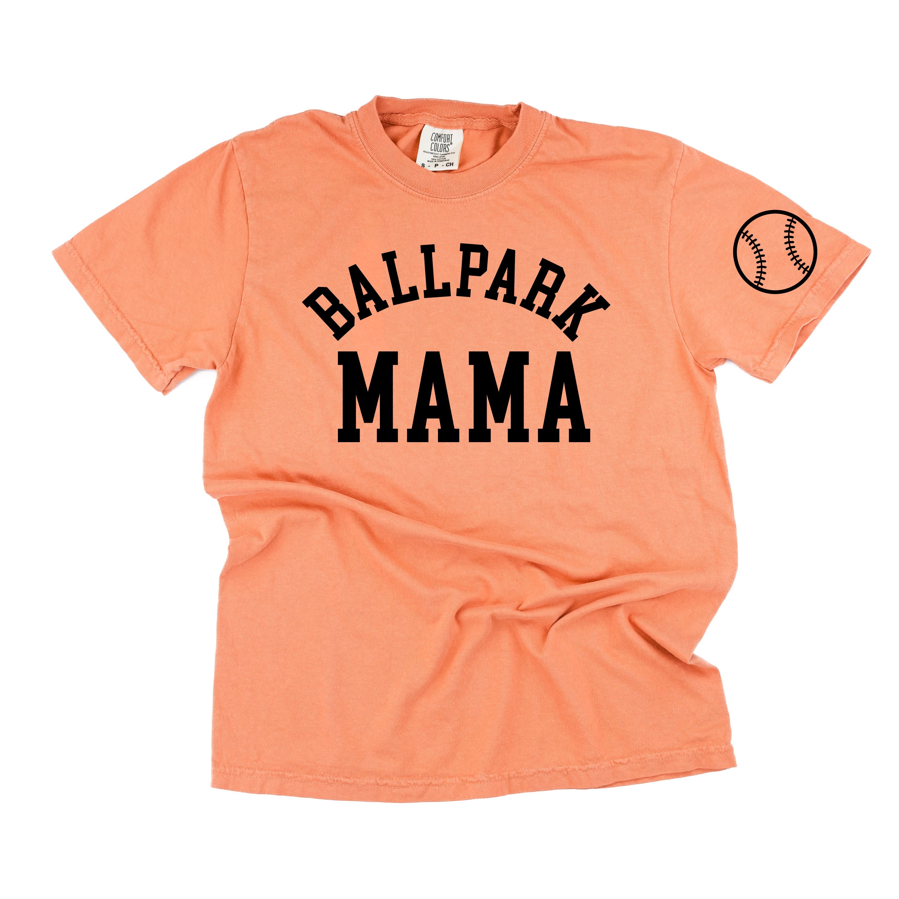 Ballpark Mama (sd) - Comfort Colors Tee Little Mama Shirt Shop