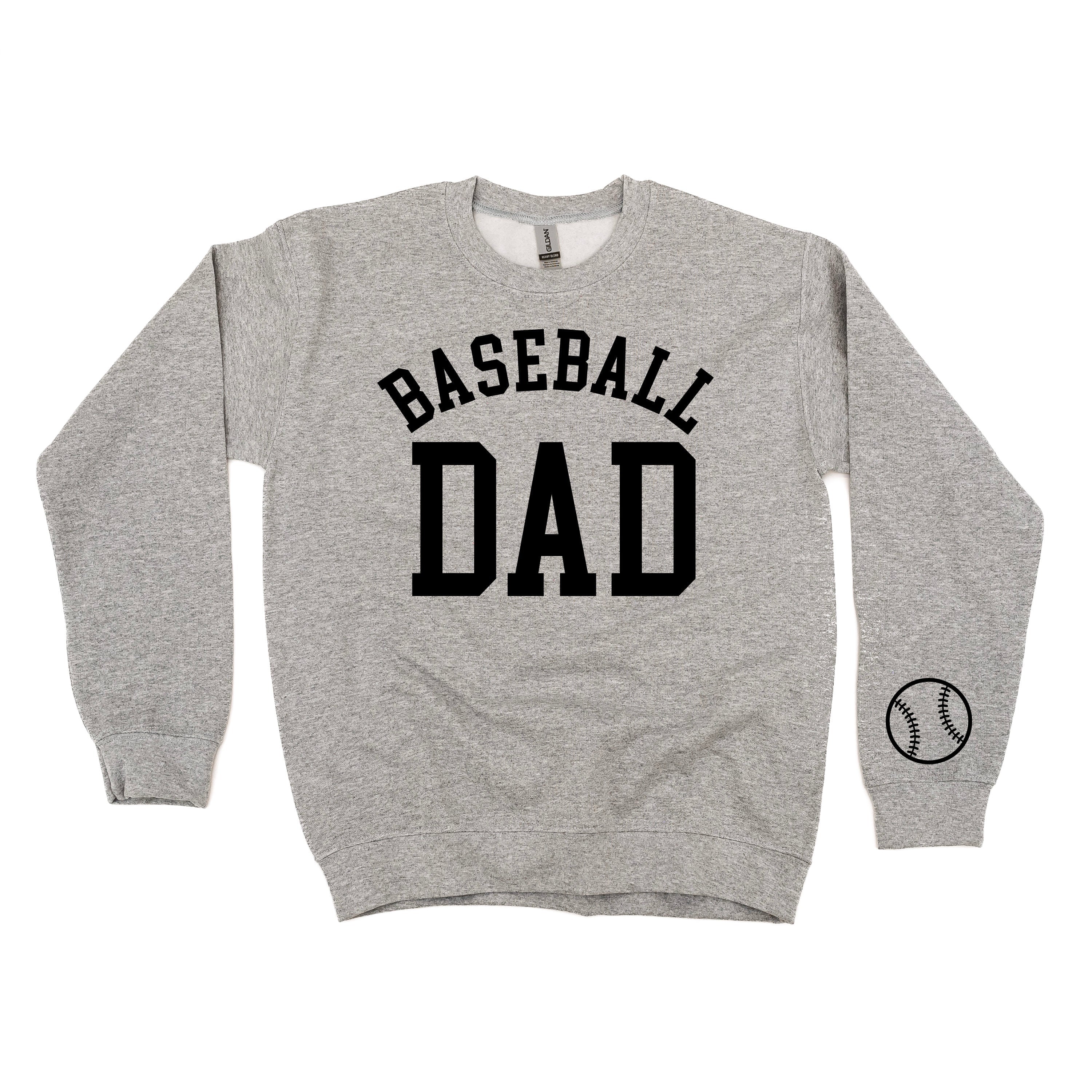 Baseball Dad (wd) - BASIC Fleece Little Mama Shirt Shop LLC