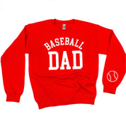 Baseball Dad (wd) - BASIC Fleece Little Mama Shirt Shop LLC