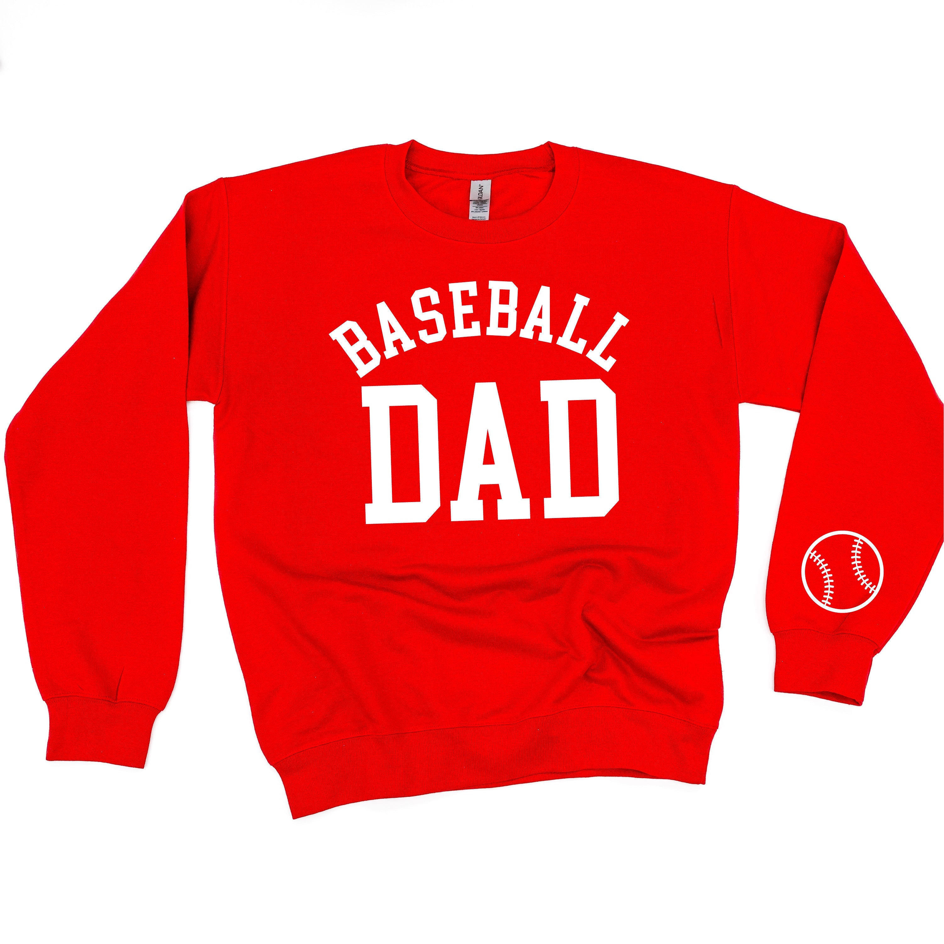 Baseball Dad (wd) - BASIC Fleece Little Mama Shirt Shop LLC