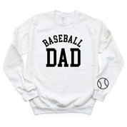 Baseball Dad (wd) - BASIC Fleece Little Mama Shirt Shop LLC