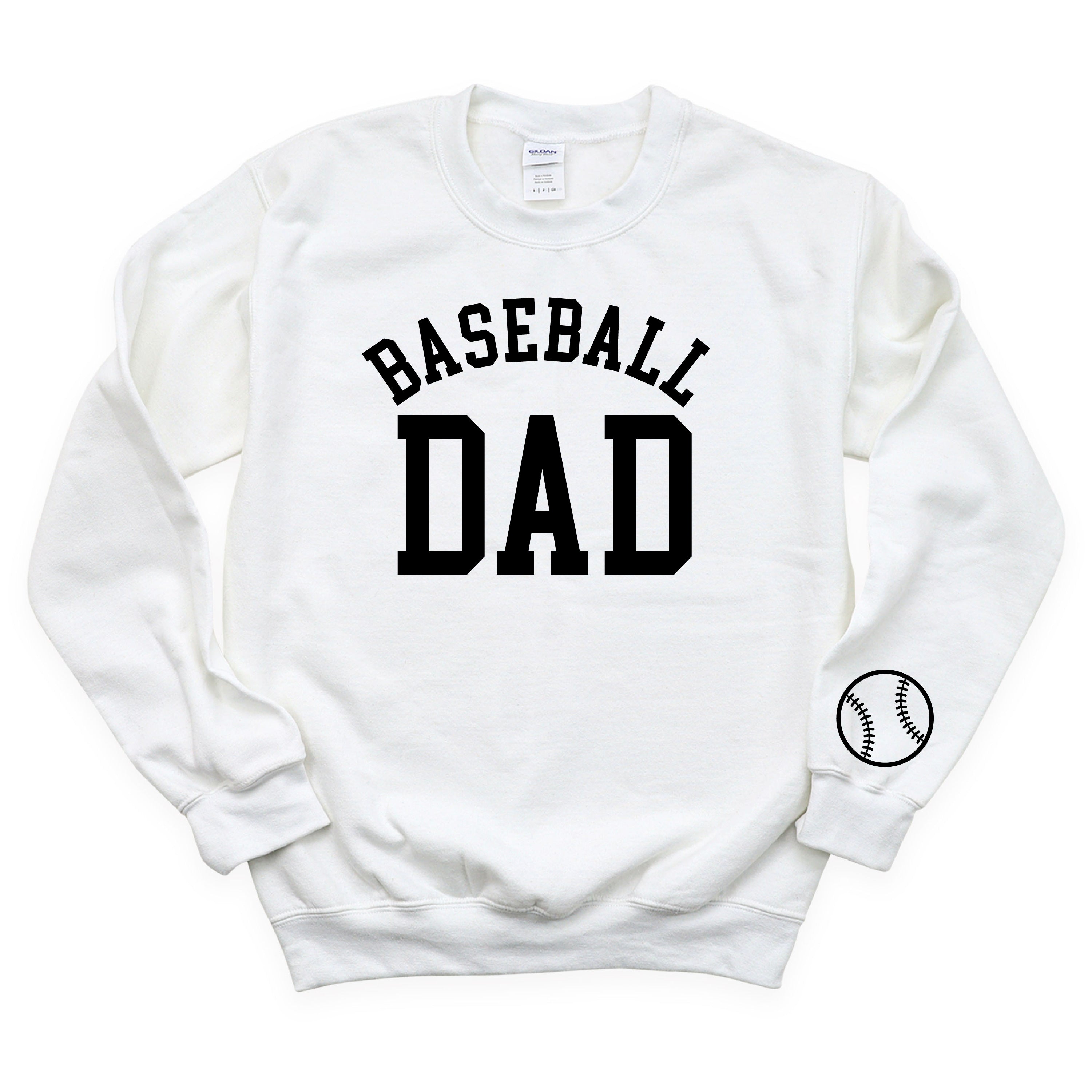 Baseball Dad (wd) - BASIC Fleece Little Mama Shirt Shop LLC