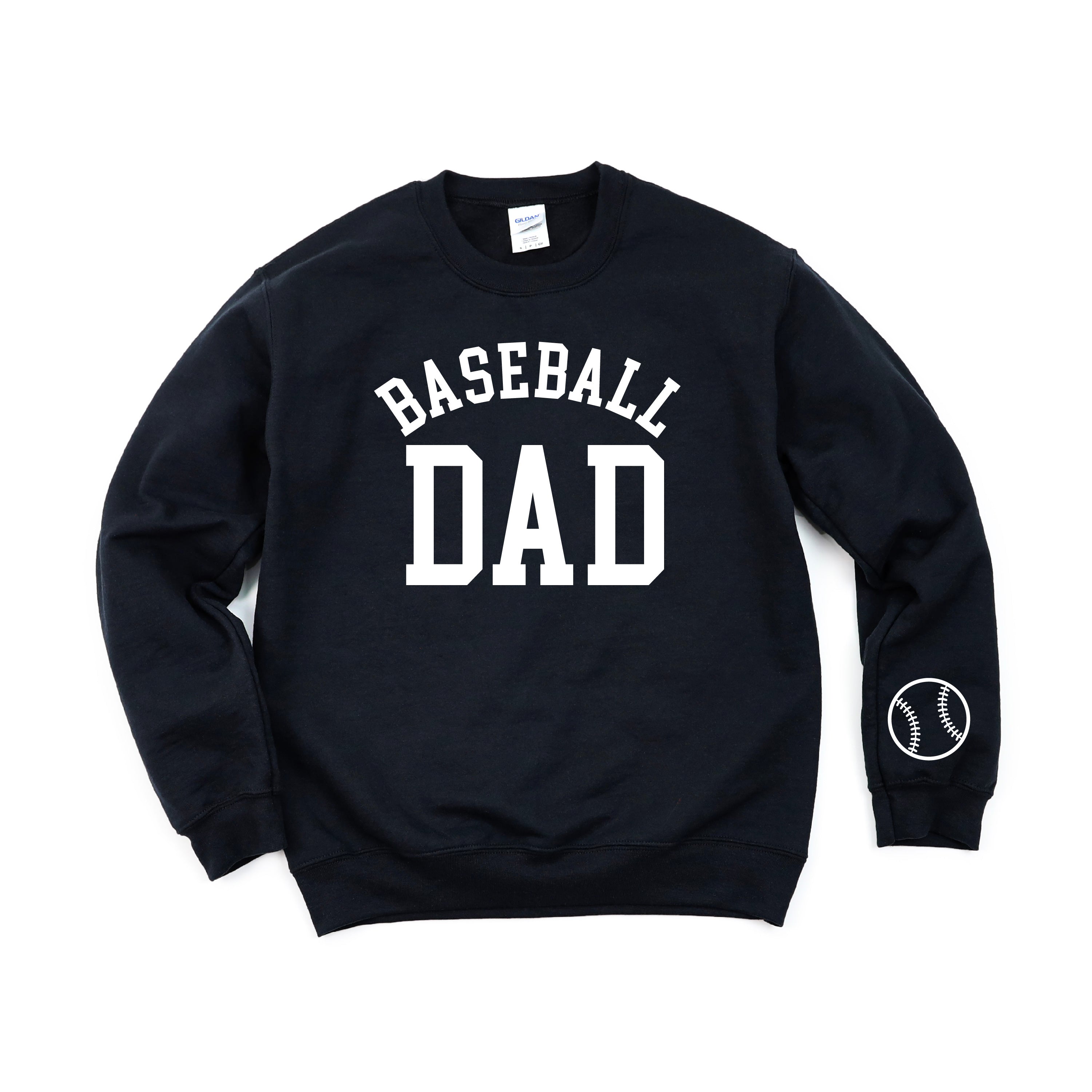 Baseball Dad (wd) - BASIC Fleece Little Mama Shirt Shop LLC