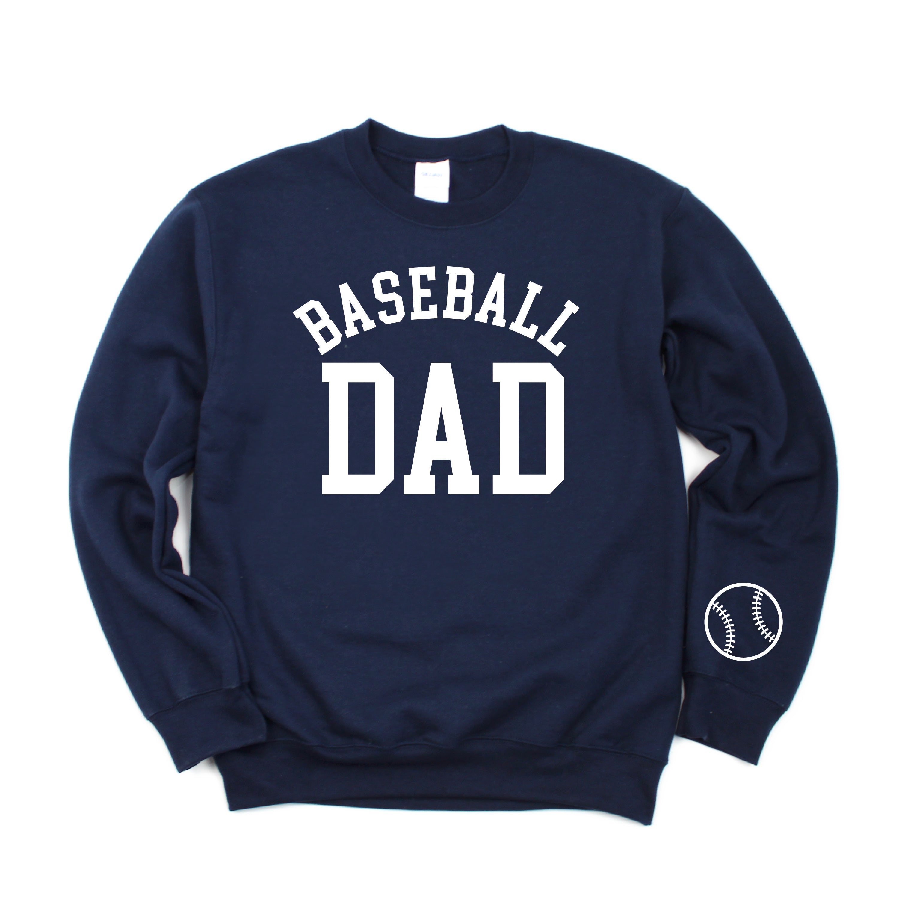 Baseball Dad (wd) - BASIC Fleece Little Mama Shirt Shop LLC