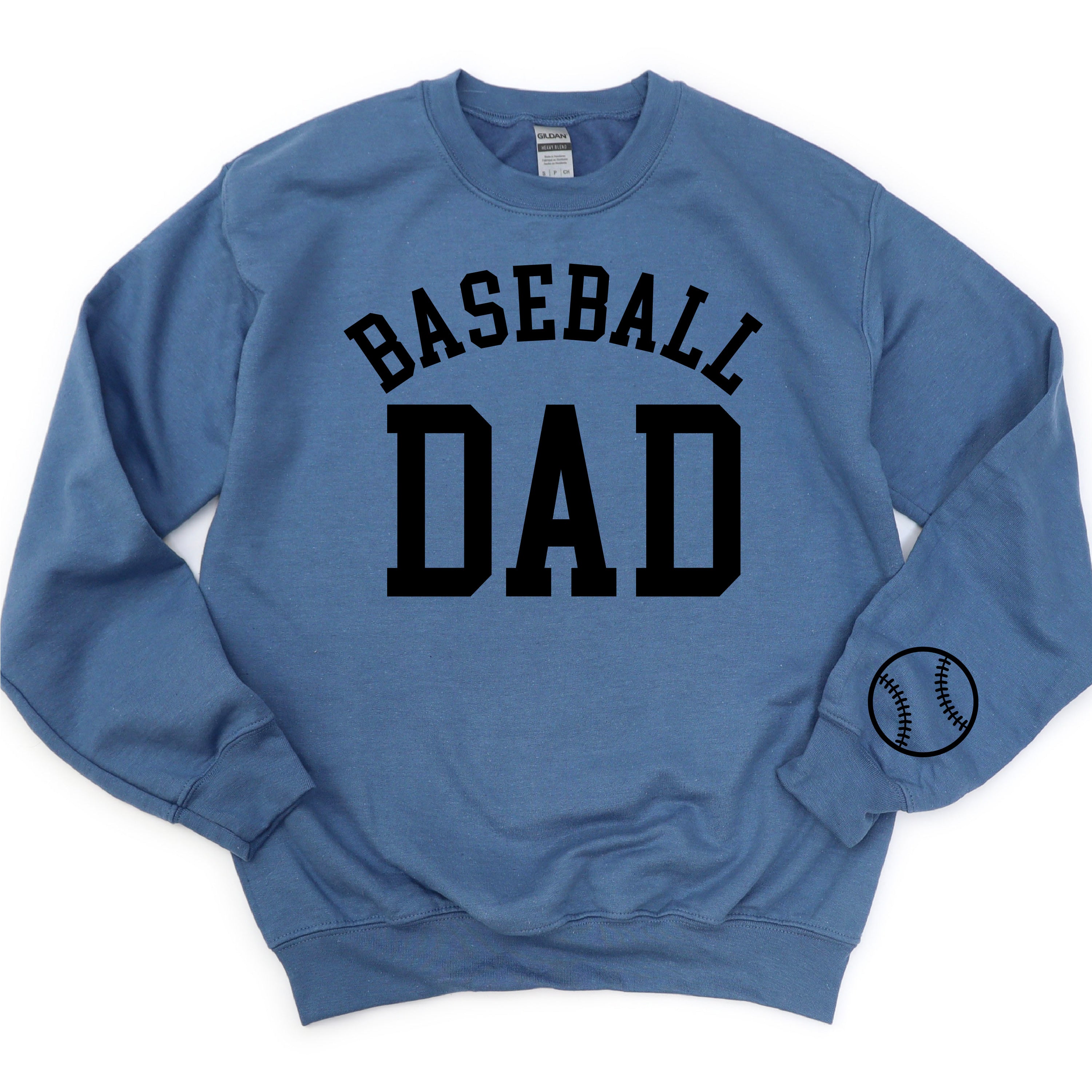 Baseball Dad (wd) - BASIC Fleece Little Mama Shirt Shop LLC