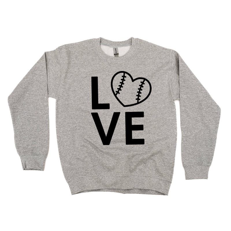 Baseball Love - BASIC FLEECE CREWNECK