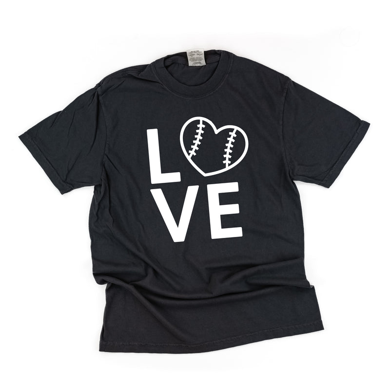 Baseball Love - SHORT SLEEVE COMFORT COLORS TEE