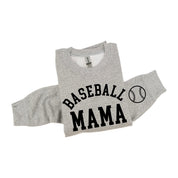 Baseball Mama (wd) - BASIC Fleece Little Mama Shirt Shop LLC