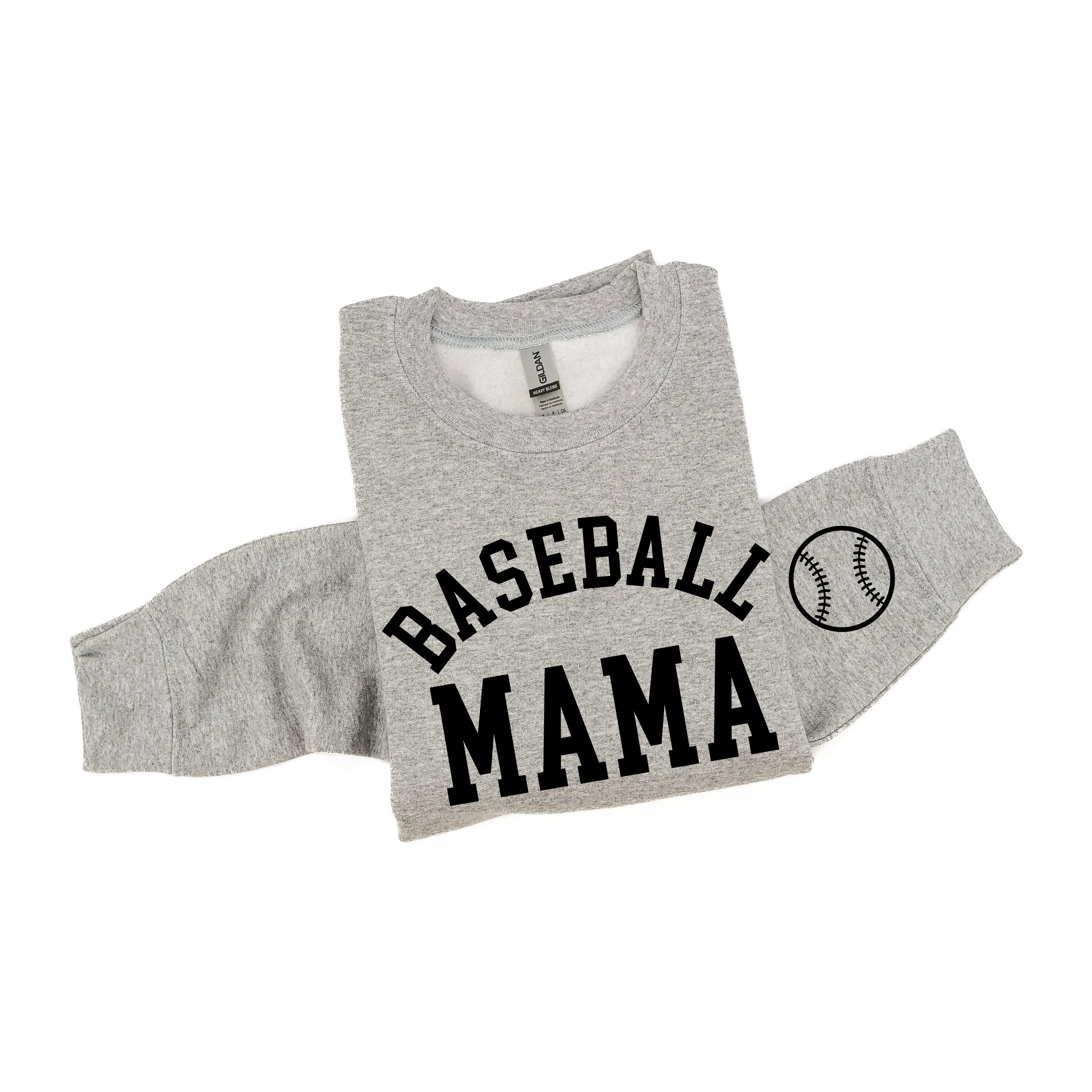 Baseball Mama (wd) - BASIC Fleece Little Mama Shirt Shop LLC