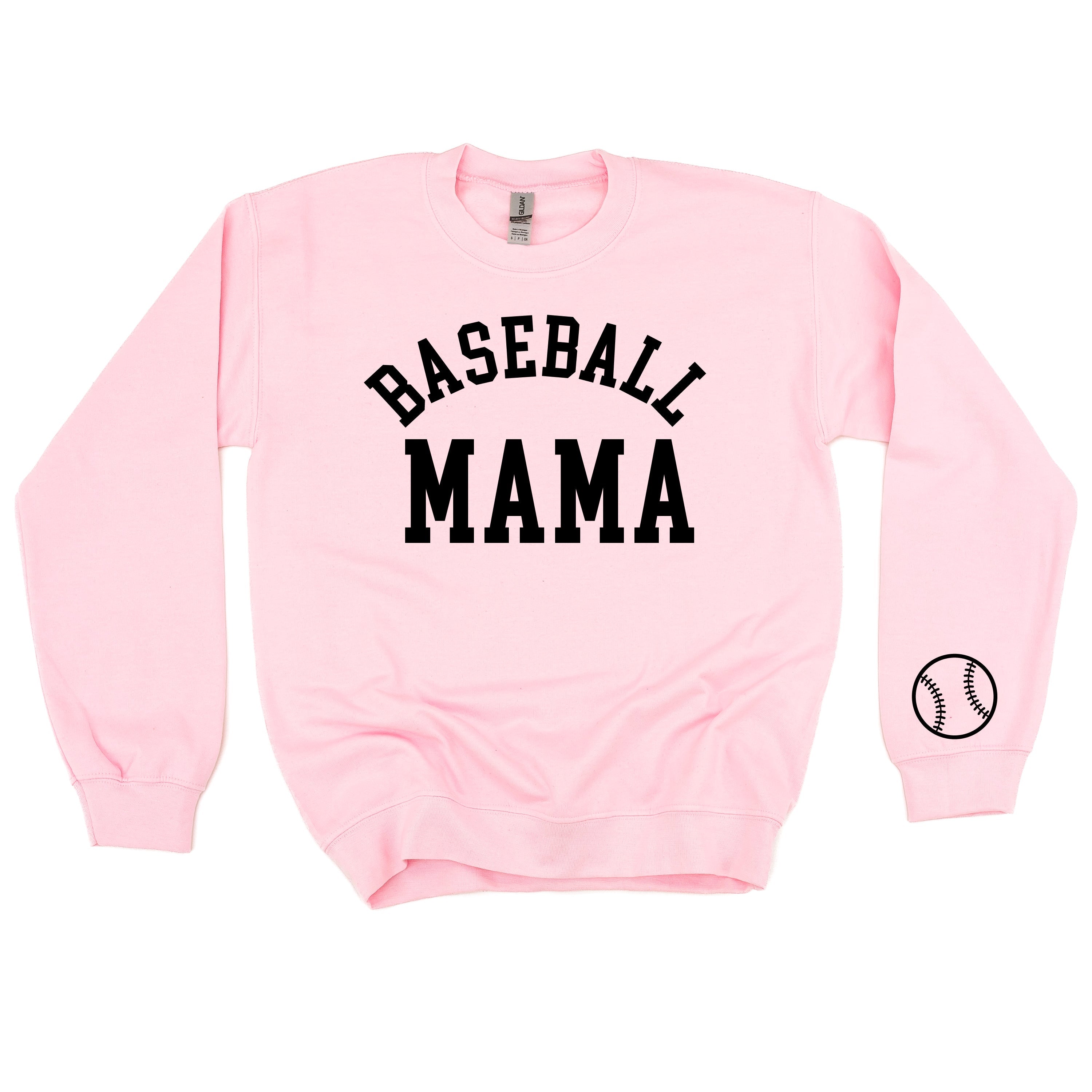 Baseball Mama (wd) - BASIC Fleece Little Mama Shirt Shop LLC