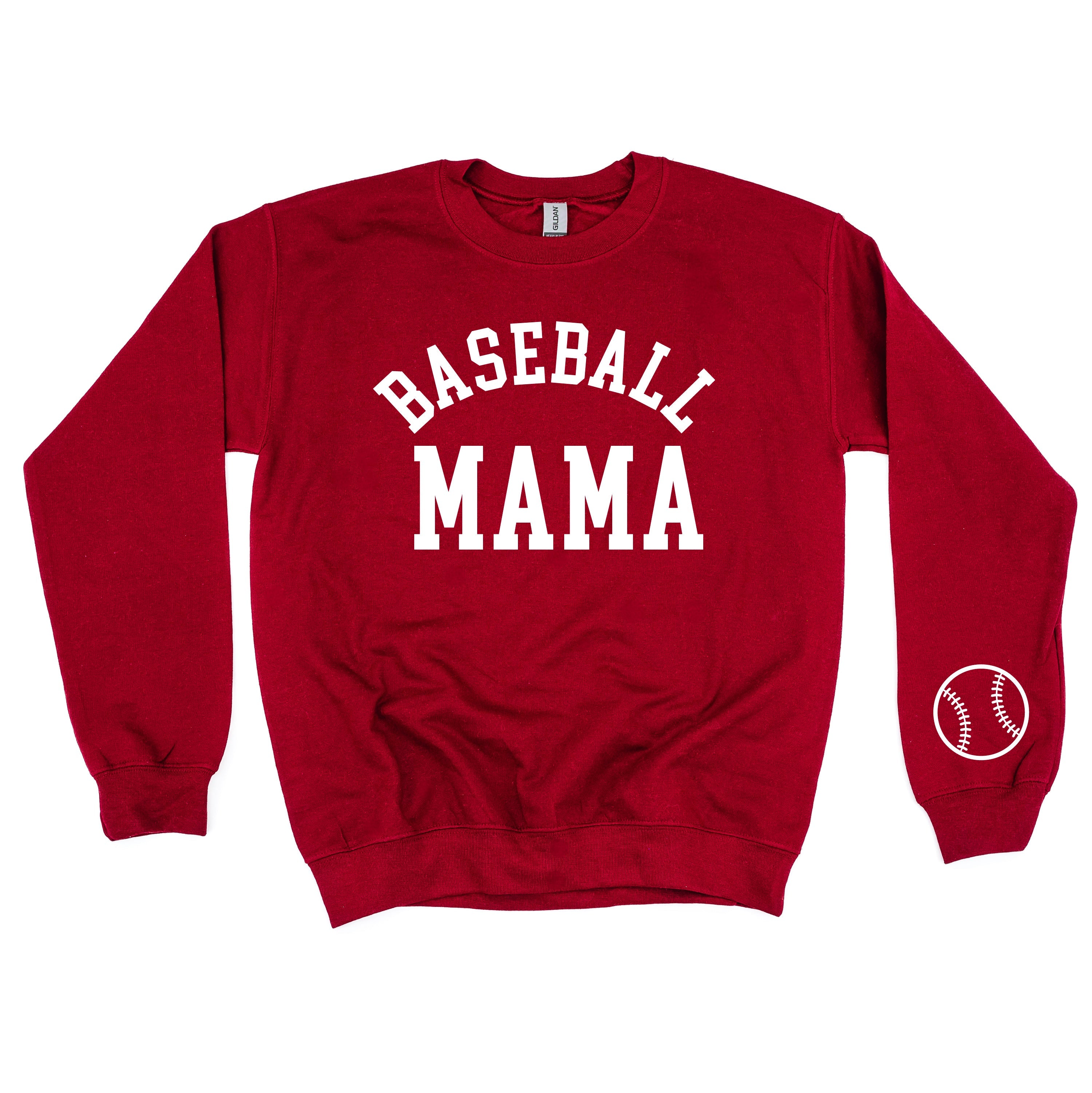 Baseball Mama (wd) - BASIC Fleece Little Mama Shirt Shop LLC