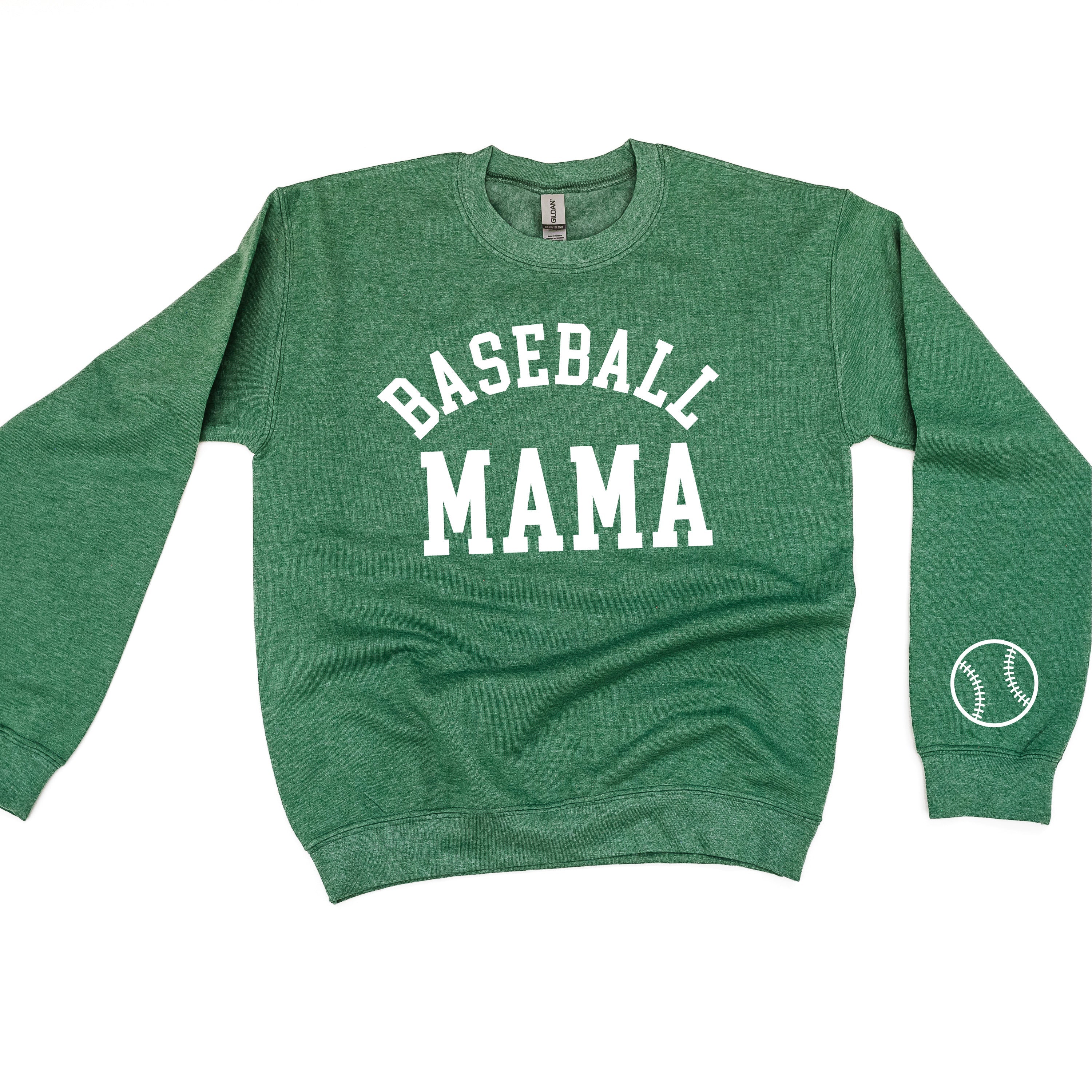 Baseball Mama (wd) - BASIC Fleece Little Mama Shirt Shop LLC